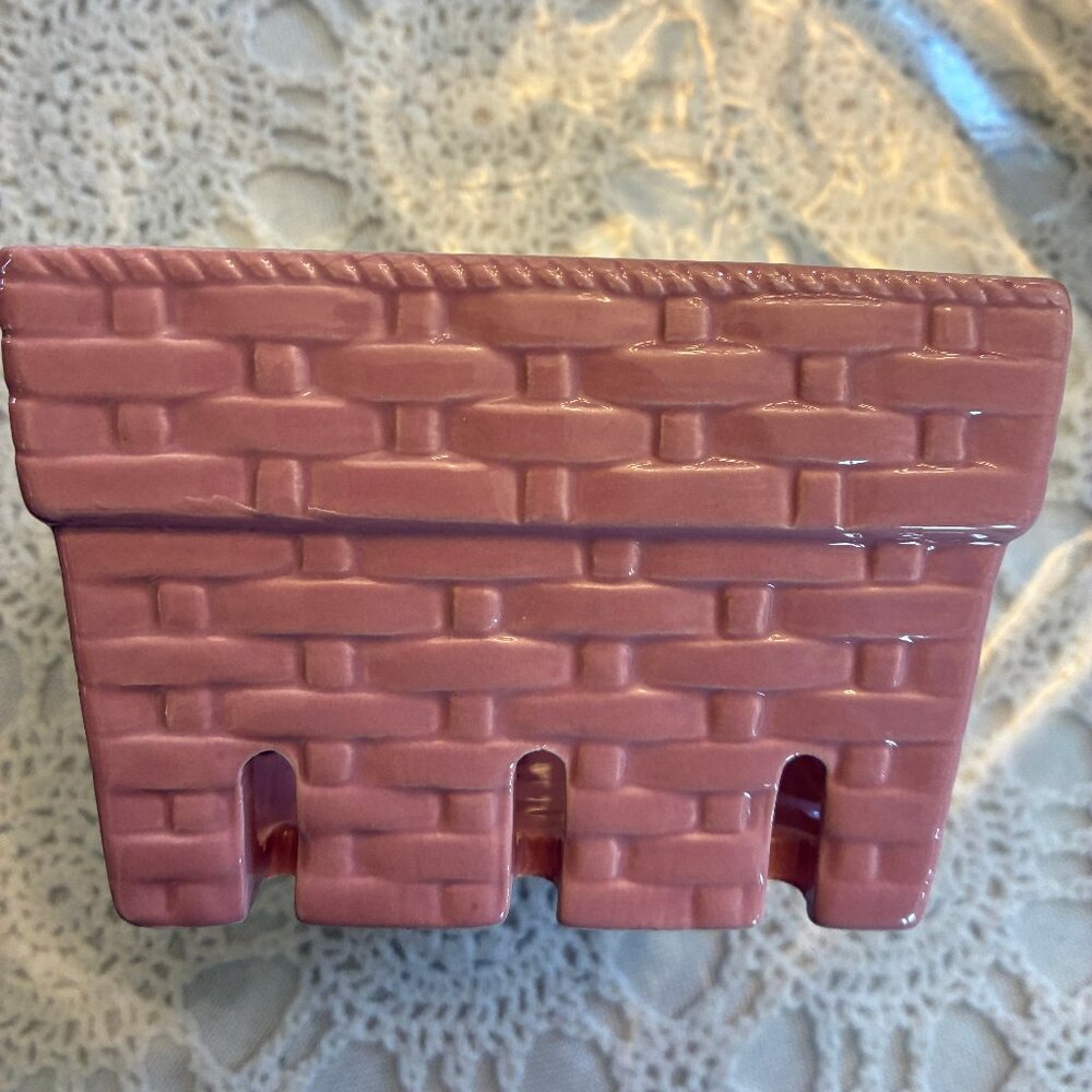 195 Berry Basket Pier One Pink NWOT